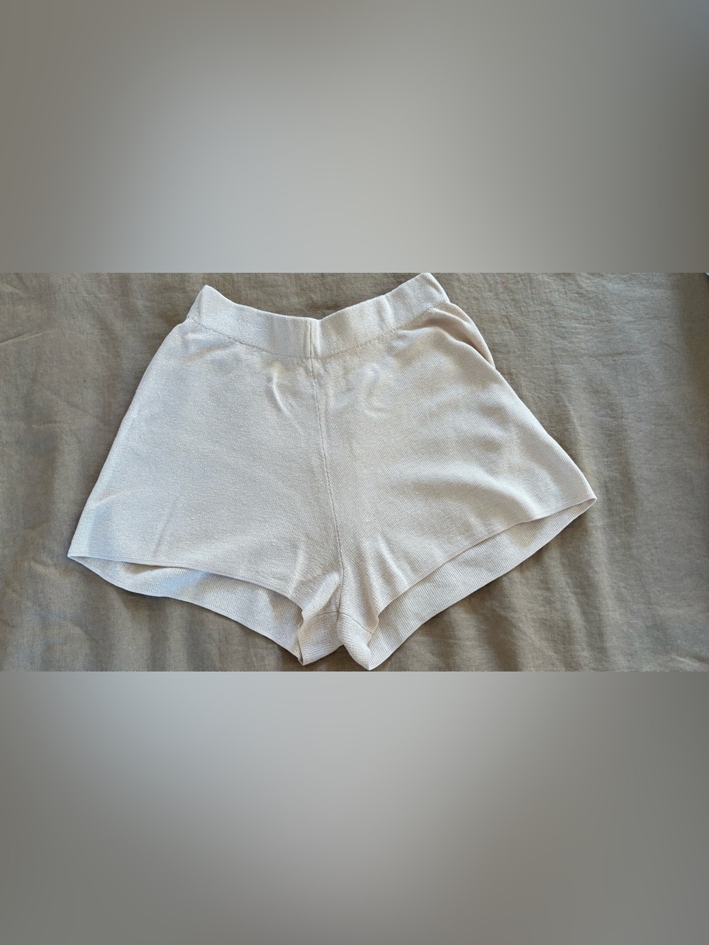 St Agni Spencer hemp/ cotton beige shorts size S